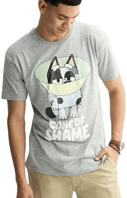 Bluey Cone of Shame Graphic Tee