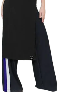 Baltimore Ravens Striped Wide Leg Pants