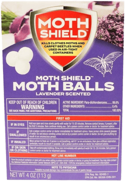 Moth Shield Moth Balls Lavender Scented 4 oz