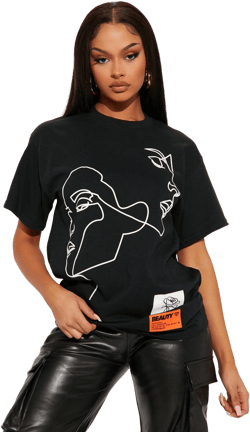 Fashion Nova Short Sleeve Graphic T-Shirt