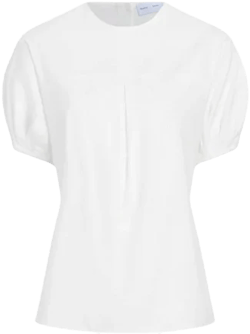 Proenza Schouler White Label Haleigh Cotton Sateen Top