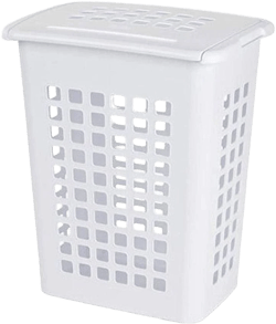 Sterilite Rectangular LiftTop Plastic Laundry Hamper