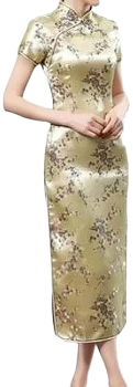 Women's Traditional Chinese Embroidered Qipao Dress