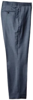 Brooklyn Tailors BKT50 Tailored Trousers in Super 130s Heather Twill