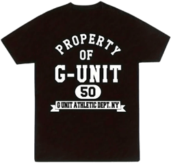 G-UNIT Men's Bold White Lettering T-Shirt