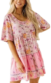Fiona Floral Print Dress