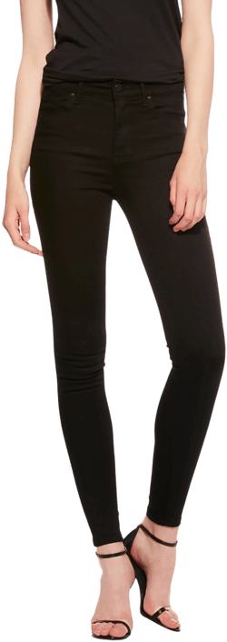 Women's Mott & Bow High Rise Black Jeans