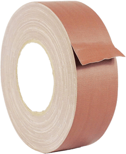 WOD GTC12 Brown Gaffer Tape Low Gloss Finish Film, 2 inch x 45 yards (Set of 24-Rolls) Residue Free, Non Reflective, Easy Tear, Cloth for Photography, Filming Backdrop, Production 2" in. - Pack of 24 Brown