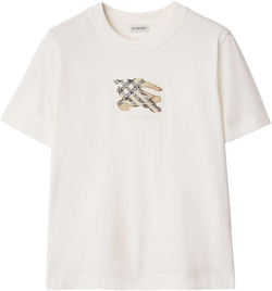 Burberry EKD Check Cotton T-Shirt