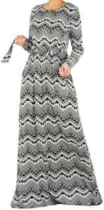 Maxi Print Dress