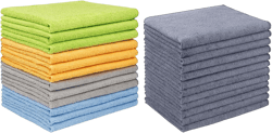 AIDEA Microfiber Cleaning Cloth for Car-12PK, Premium Car Microfiber Towels, Soft & Absorbent Cleaning Cloth, Wash Cloth for House, Kitchen, Car