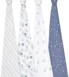 Aden + Anais Essentials Time to Dream Swaddle Blankets