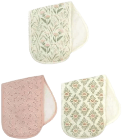 Neat Solutions Girl 3 Pack Infant Burp Cloth