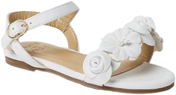 Janie and Jack Girls' Leather Flower Sandals