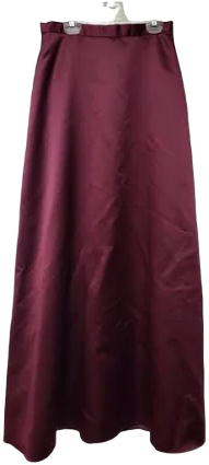 Vintage 90s Satin Maxi Skirt