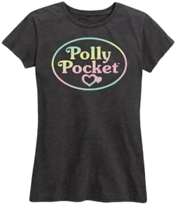 Polly Pocket Women's Ombre Logo Graphic T-Shirt