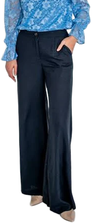 Amalli Talli Sailor Navy Wide Leg Pant for Tall Women in Navy