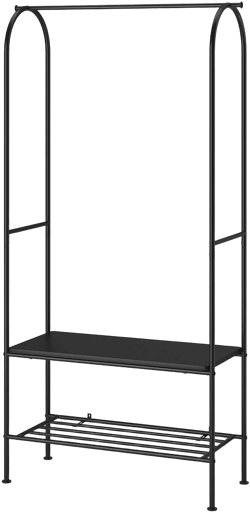 IKEA GRÅFJÄLLET clothes rack with shoe storage