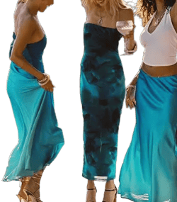 12th Tribe Women's Avani Floral Mesh Maxi Dress
