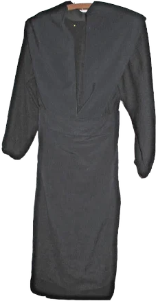 Amish Black Cape Apron Dress