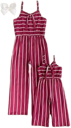 CHILD Mom & Me Stripe Jumpsuit