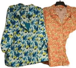 White Stag Short Sleeve Button Up Blouse