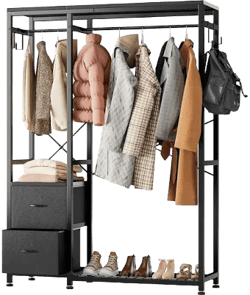 Rylaey 47.24'' Metal Clothes Rack