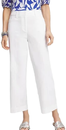 Chico's Women's Lightweight Relaxed Cropped Pants