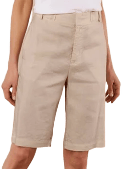 Soft Surroundings Women's Shifting Sands Linen Bermuda Shorts