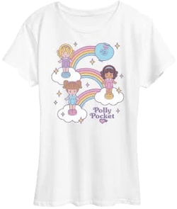 Polly Pocket Women's Rainbows Graphic Tee