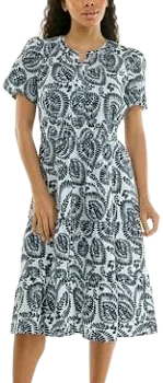 Nanette Lepore Women's Split Neck Tiered Maxi Dress