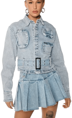 Akira It Has Pockets Denim Jacket