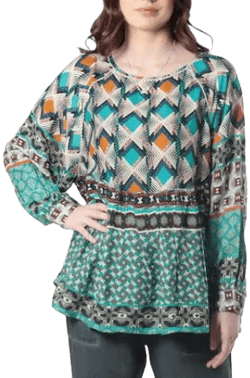Novica Embroidered Viscose Blouse