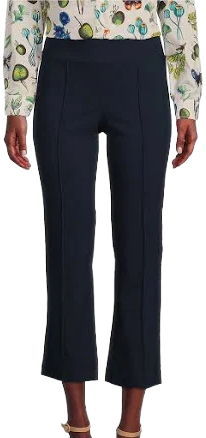 J.McLaughlin Ivy Front Seam Detailed Kick Flare Leg Hem Cropped Pull-On Pants Womens