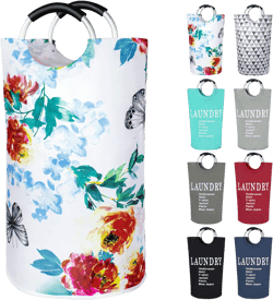 Dalykate Large Laundry Basket 82L Collapsible Oxford Fabric Laundry Hamper Foldable Clothes Laundry Bag with Handles Waterproof Washing Bin Portable Dirty Clothes Basket for College Dorm, Family