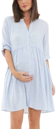 Sam Stripe Maternity/Nursing Dress