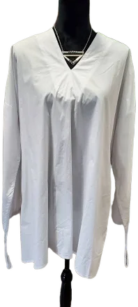 Boutique Why Dress Women's Long Sleeve V-neck Blouse