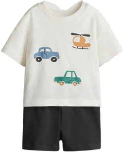 H&M Baby Printed 2-Piece Set