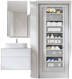 Hanging Closet Organizer with Multi-compartment Storage