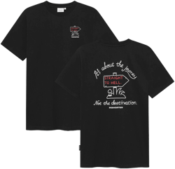 Leo Lyxxx Men's Stockholm Straight to Hell T-Shirt