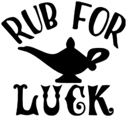 Rub For Luck, Iron On Vinyl, Make it at Home, Underwear Iron On, Boxer Shorts Sticker, Slip Decal, DIY, Gift For Husband, Fathers Day