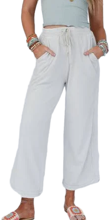 Three Bird Nest Women's So Comfy Wide Leg Cropped Pants