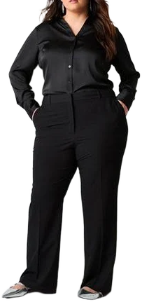 Worthington Plus Women's High-Rise Modern Trouser