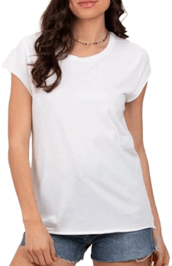 Hyfve Maternity Soft Cap Sleeve T-Shirt Top