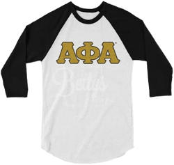 Alpha Phi Alpha Raglan Sleeve Screen Printed T-Shirt