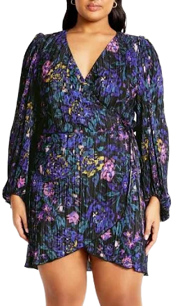 City Chic Women's Plus Size Kira Print Dress