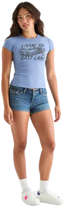 Arizona Women's Low-Rise-Denim Shorts