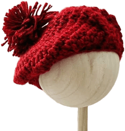 Baby Pom Pom Beret Hat