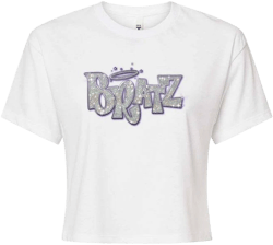 Bratz Women's Bling'd Out Logo Cropped T-Shirt