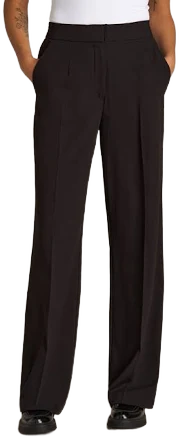 Women's Tall Flat Front Wide Leg Dress Pants
